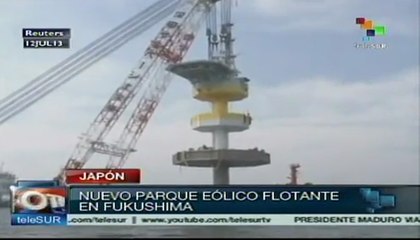Japón planea generar energía eólica flotante