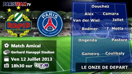 Rapid Vienne - PSG : le onze de départ