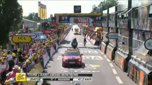 Tour de France : Cavendish remporte la 13e étape à Saint-Amand-Montrond