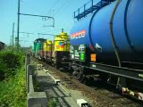 Passage d'un train de fret en gare de Saint-Fons (69) BB 60096 VOssloh