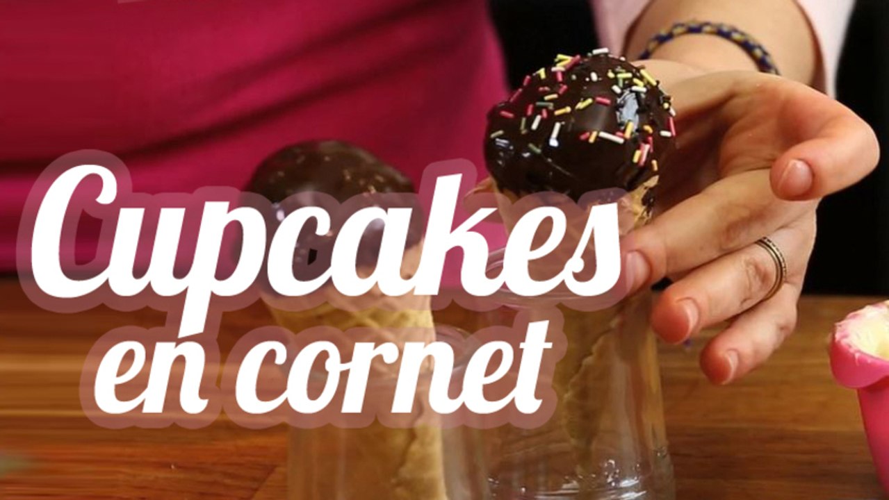 Cupcakes en cornets
