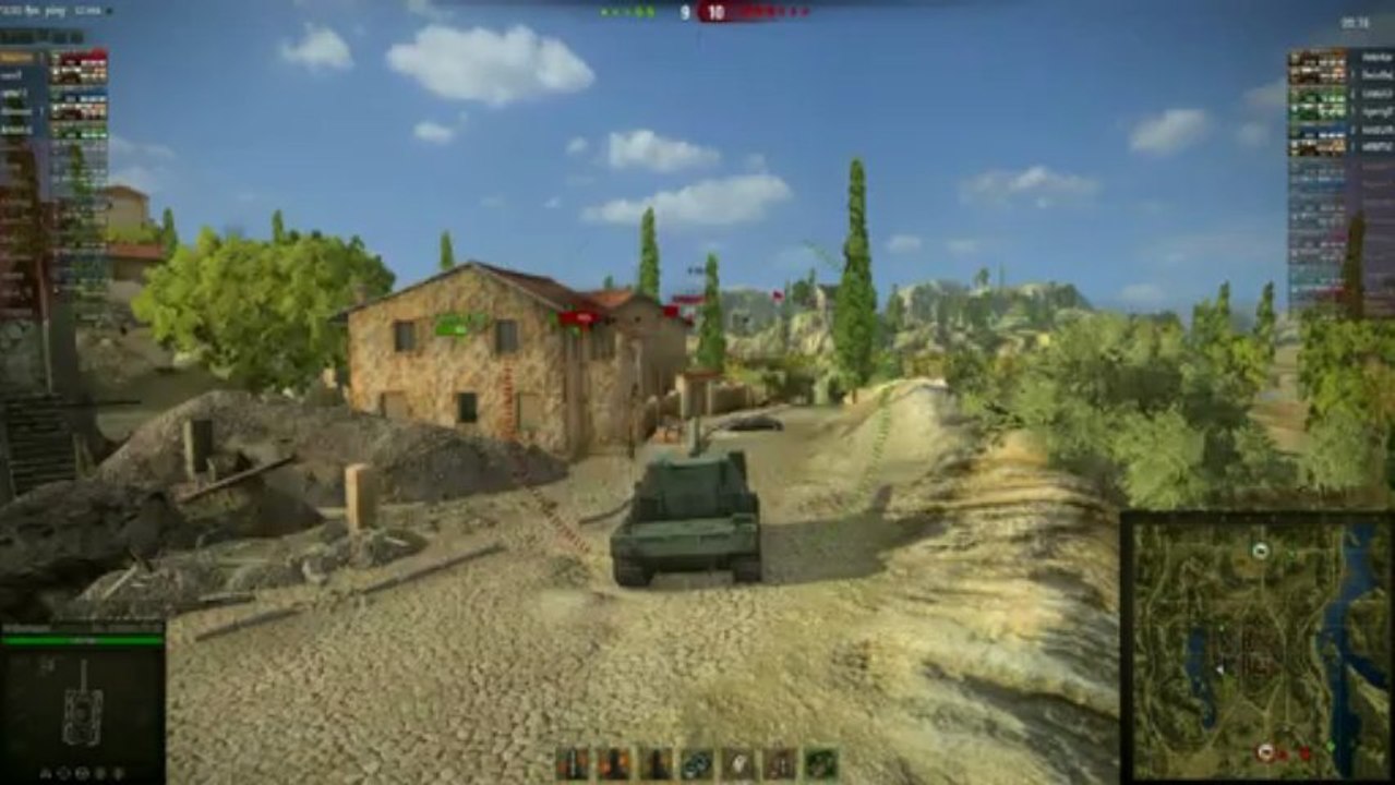 Replay commenté - Bat.-Châtillon 155 58 sur Abbaye