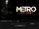 Ini Keygen menjana Metro Last Light kunci cd percuma untuk PS 3 XBOX 360 dan PC