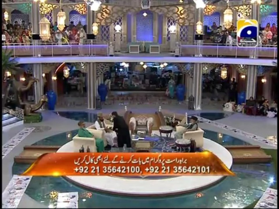 1st Iftar Aalam Aur Aalim - Part 1 in Amaan Ramazan with Aamir Liaquat 1434h 11-7-2013