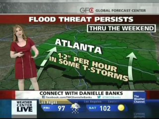 Danielle Banks Hot Red Dress