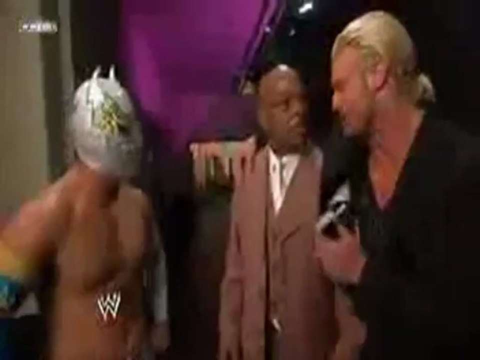 Sin Cara , Teddy Long & Dolph Ziggler Backstage Segment - Smackdown 07.12.13