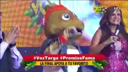 La Piojita canta en la Final de la Voz -Targa
