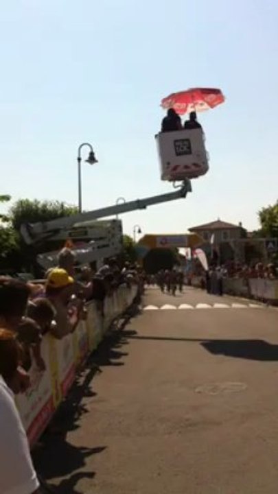 Arrivée de l'étape 2b du Tour des Deux-Sèvres 2013