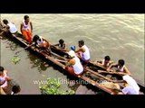 Participants preparing for the biggest boat race, Nehru Trophy Boat Race