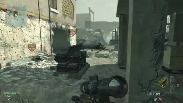 MW3 Bakaara Throwing Knife Tutorial / Throwing Knife Spots