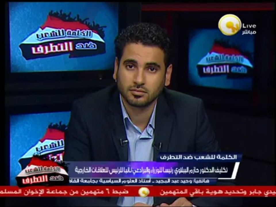 د. وحيد عبد المجيد: كنا نتمنى أن يكون البرادعي رئيس الحكومة الجديدة لأنه معروف دولياً