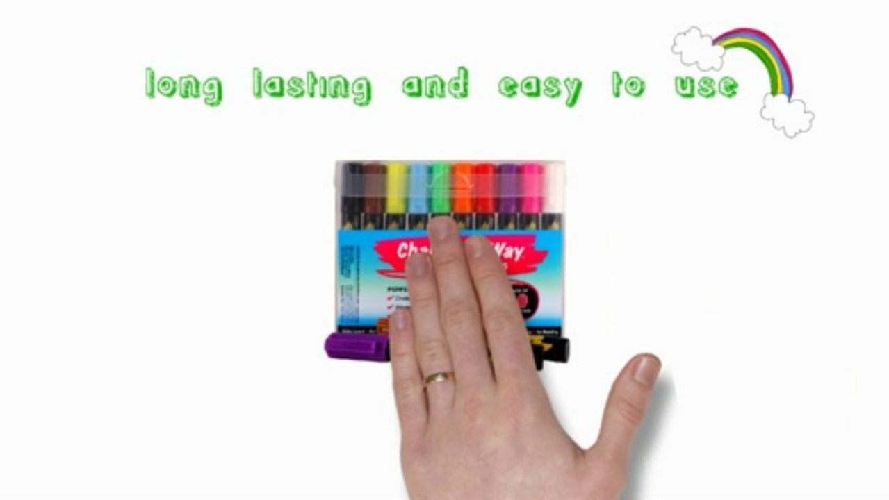 Chalk Markers For Fantastic Vibrant Images -Video Training