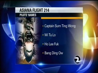 Asiana Pilots names from KTVU News