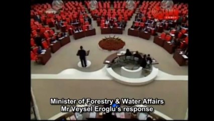 Mr Sinan Ogan speaks in Turkey's Parliament and Minister Mr Veysel Eroglu's response - YouTube