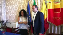 Napoli - Joumana Haddad ambasciatrice onoraria della cultura e dei diritti umani (12.07.13)
