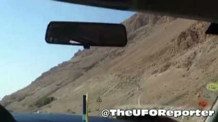 Daytime flying saucer over Enot Zukim, West Bank - July 2013