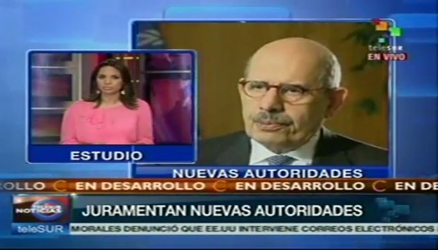 Calma en Egipto tras designar a El Baradei y Fahmy como ministros