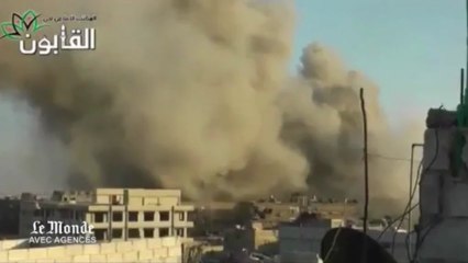 Download Video: Bombardements intenses à Damas