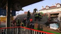 Horrifying footage: Train crash outside Paris kills six