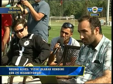 Bruno Alves'in Basın Toplantısı - Topuk Yaylası - FB TV