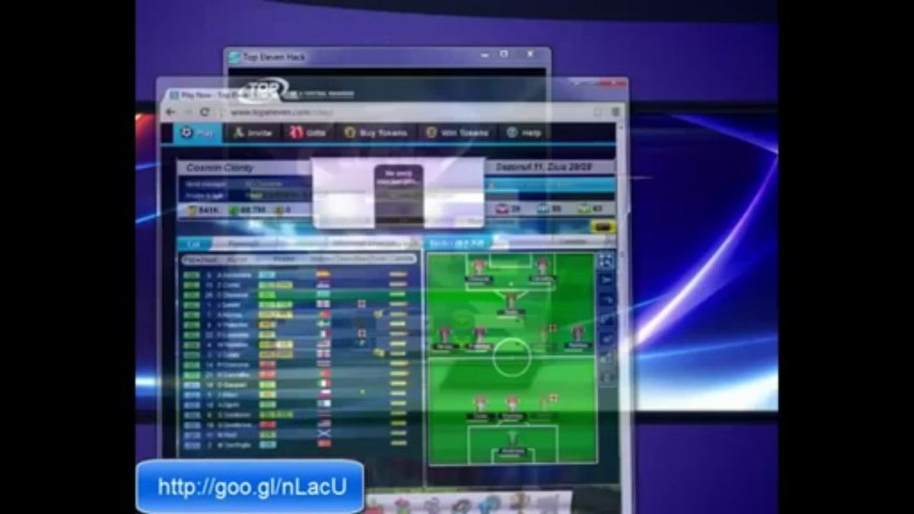 Top Eleven Hack tool Tokens and Cash July 2013