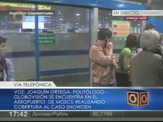 Globovisión se traslada a Rusia para dar cobertura al caso Snowden