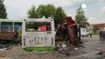 '18 dead' in Moscow bus crash, Russian officials blame...