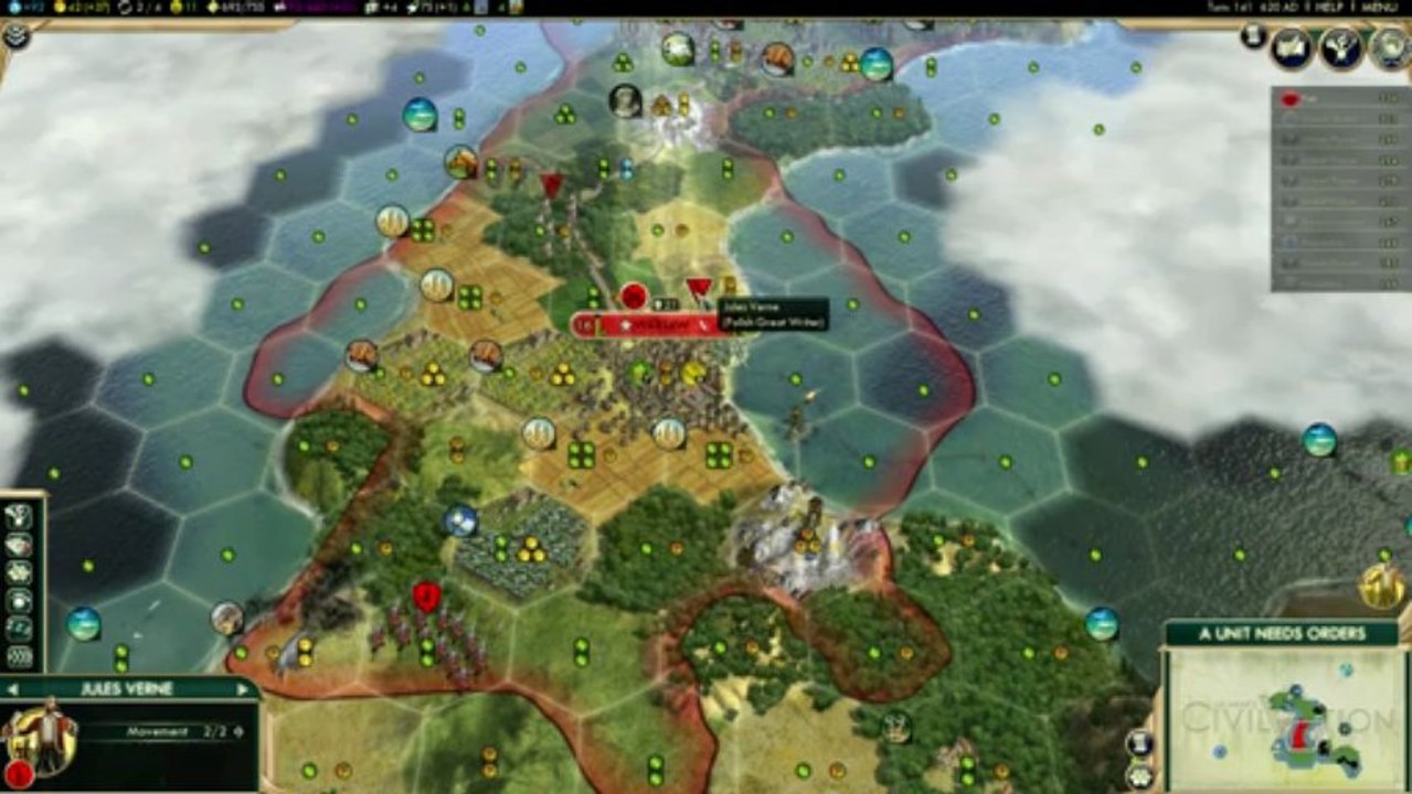 First try: Civ  brave new world and uploading