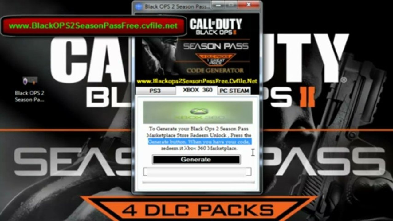 verliezen Ik was verrast klassiek Call Of Duty: Black Ops 2 Season Pass Generator [PC,XBOX,PS3] - video  Dailymotion