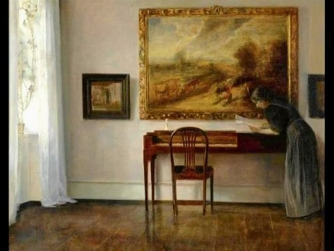 Carl Vilhelm Holsoe Danish Painter J.S. Bach_ Well Tempered Clavier, Book II, No. 14, BWV 883