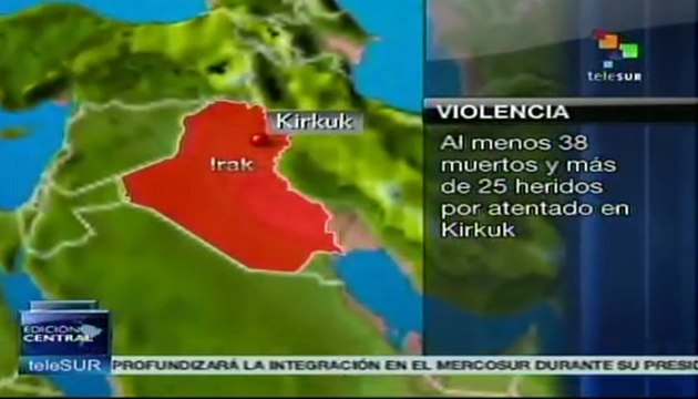 Al menos 38 personas murieron tras un atentado suicida en Irak