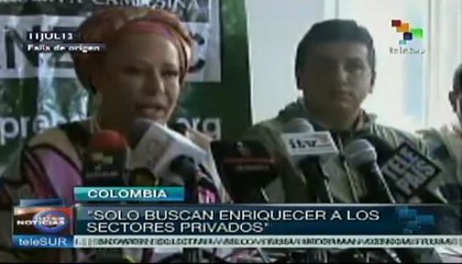 Piedad Córdoba rechazó medidas impuestas por el gobierno en Catatumbo