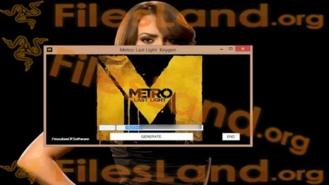 Metro: Last Light CD Key Generator (Keygen) Serial Number/Code XBOX/PS3/PC