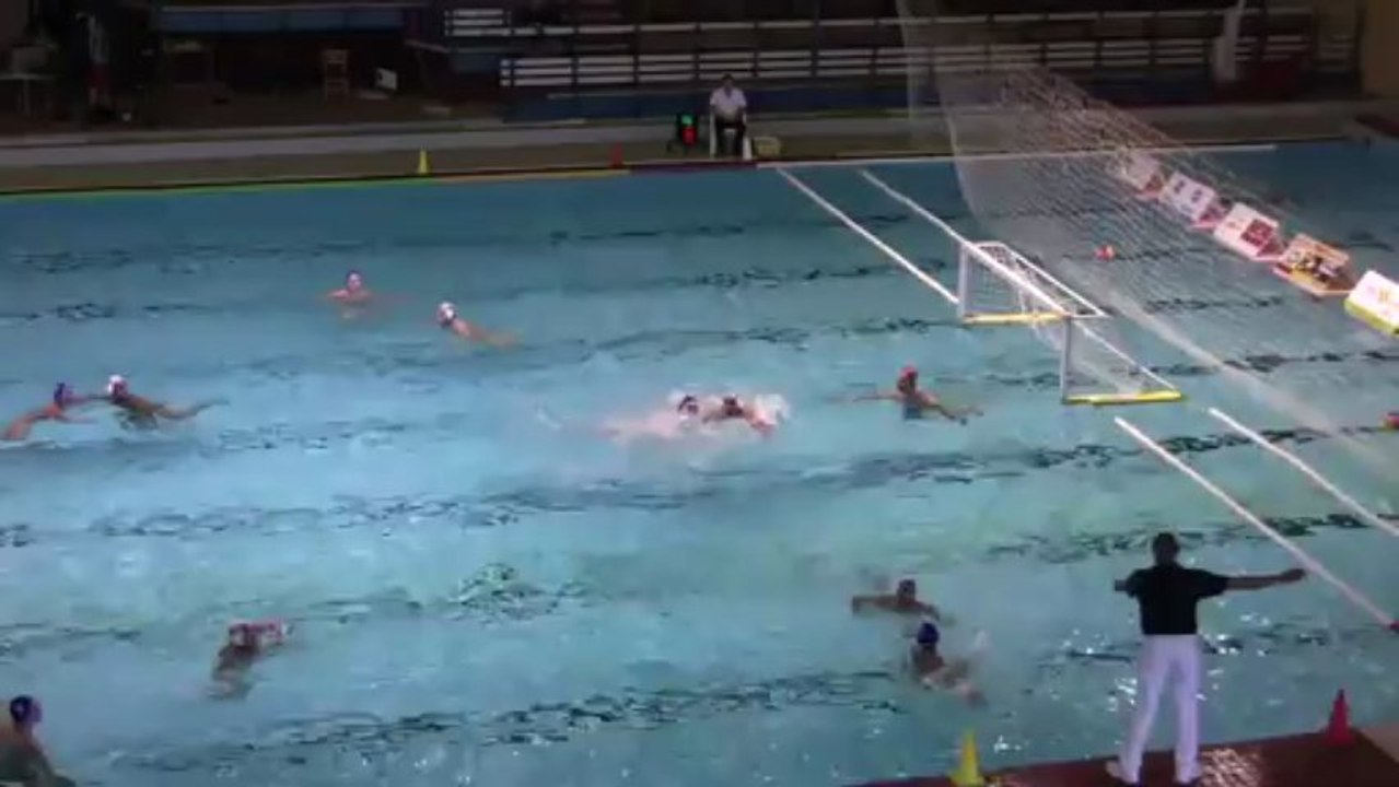 Water Polo : France - Danemark 1er Quart Temps