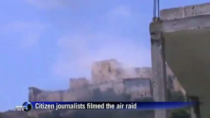 Syria's famed Crusader fort hit in air raid