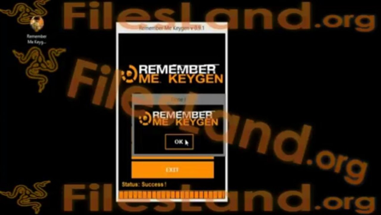 Remember Me CD Key Generator (Keygen) Serial Number/Code For XBOX360/PS3/PC