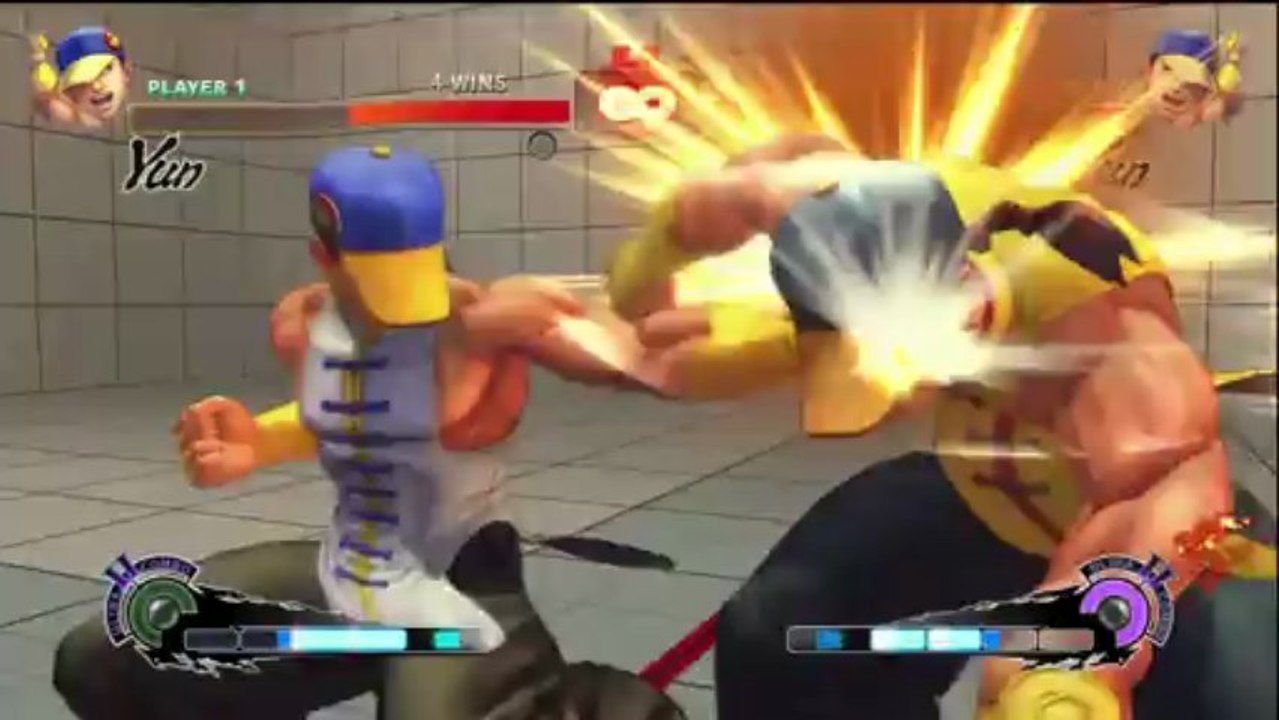 Super Street Fighter 4 Arcade Edition DlC Yun Gameplay HD 720p
