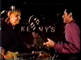 Billy Thompson onstage w / Hollywood Joe NYC 2-10-1997