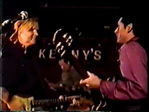 Billy Thompson onstage w / Hollywood Joe NYC 2-10-1997