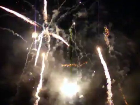 Feu d'artifice à Sarreguemines 13 juillet 2013