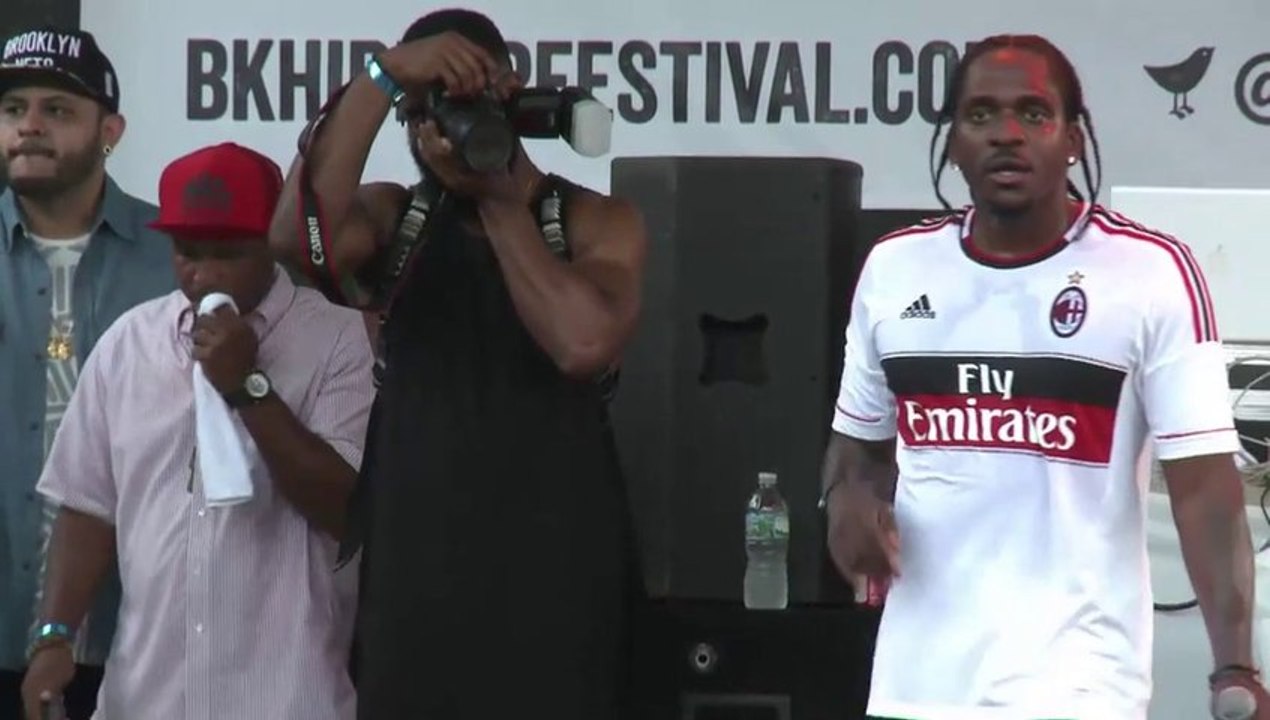 Pusha T Performs "Millions" at the Brooklyn Hip-Hop Festival 2013