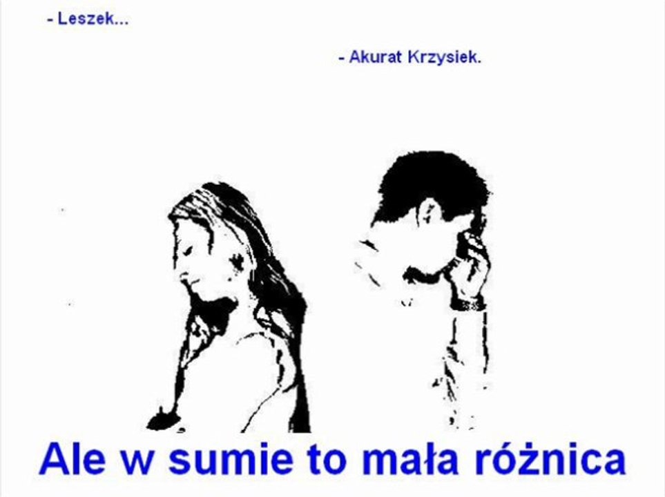 Kim jesteś/jestem...