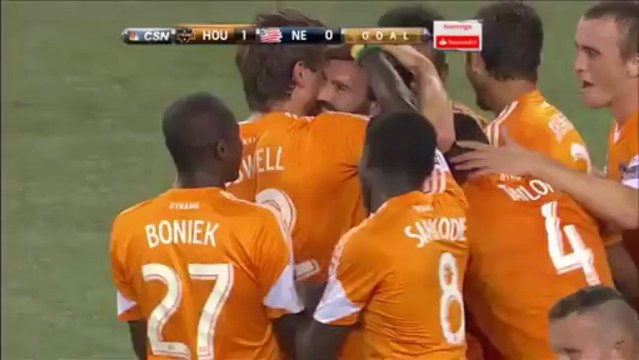 GOAL Adam Moffat with an amazing volley from 25 yards out NE Revolution vs Houston Dynamo