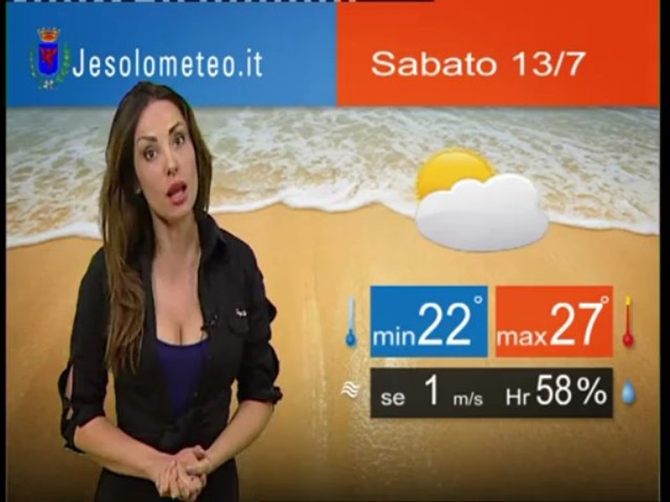 PREVISIONI DEL TEMPO JESOLO SABATO 13 07 2013
