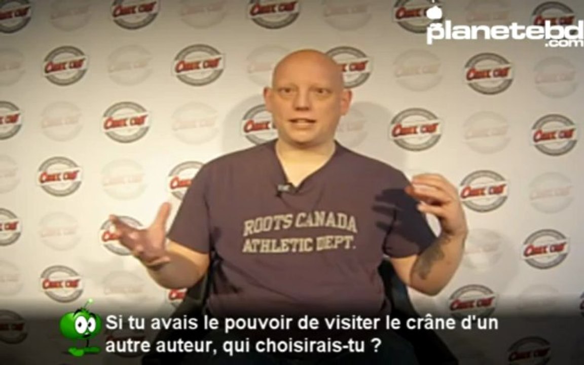David Finch en interview sur PlaneteBD.com