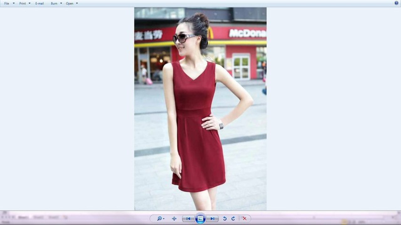 เสื้อผ้าชุดทำงาน ไซส์XL สีแดง - พร้อมส่งTJ7069 ราคา750บาท