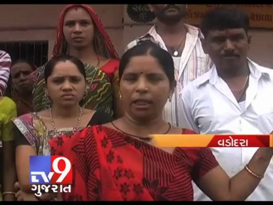 Tv9 Gujarat - Vadodara : Students forced to study in open owing to unsafe school building