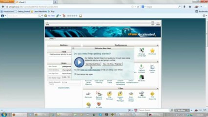 How To Set Up Your Own Website Video 6 - Email