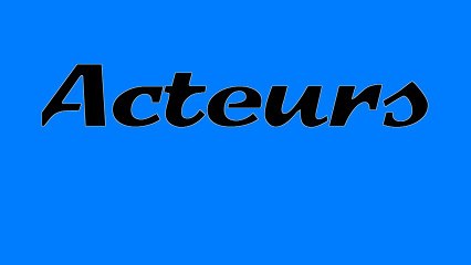 acteurs 2013