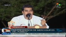 La presidencia de Mercosur es del pueblo: Nicolás Maduro